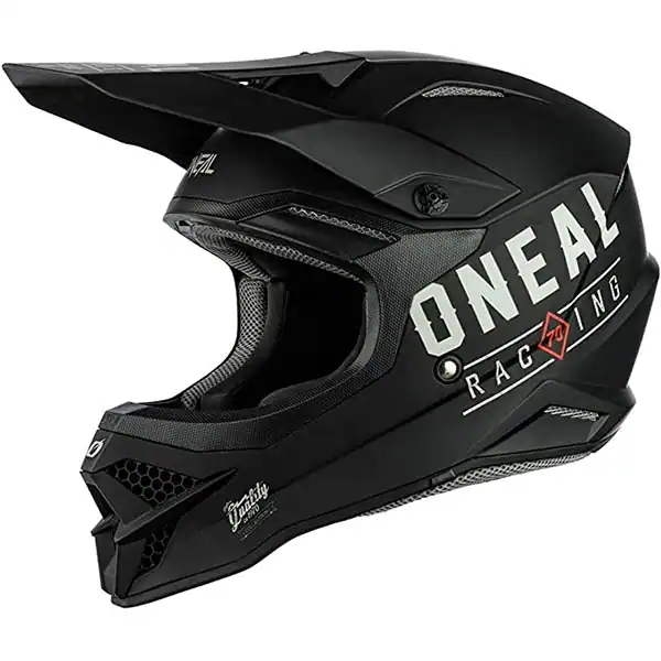 black dirt bike helmets