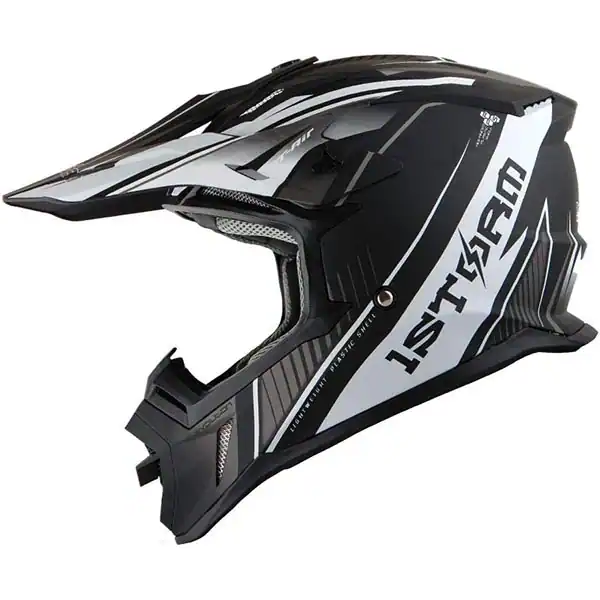 black dirt bike helmets