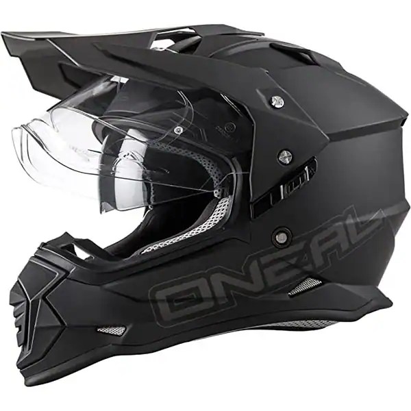 black dirt bike helmets